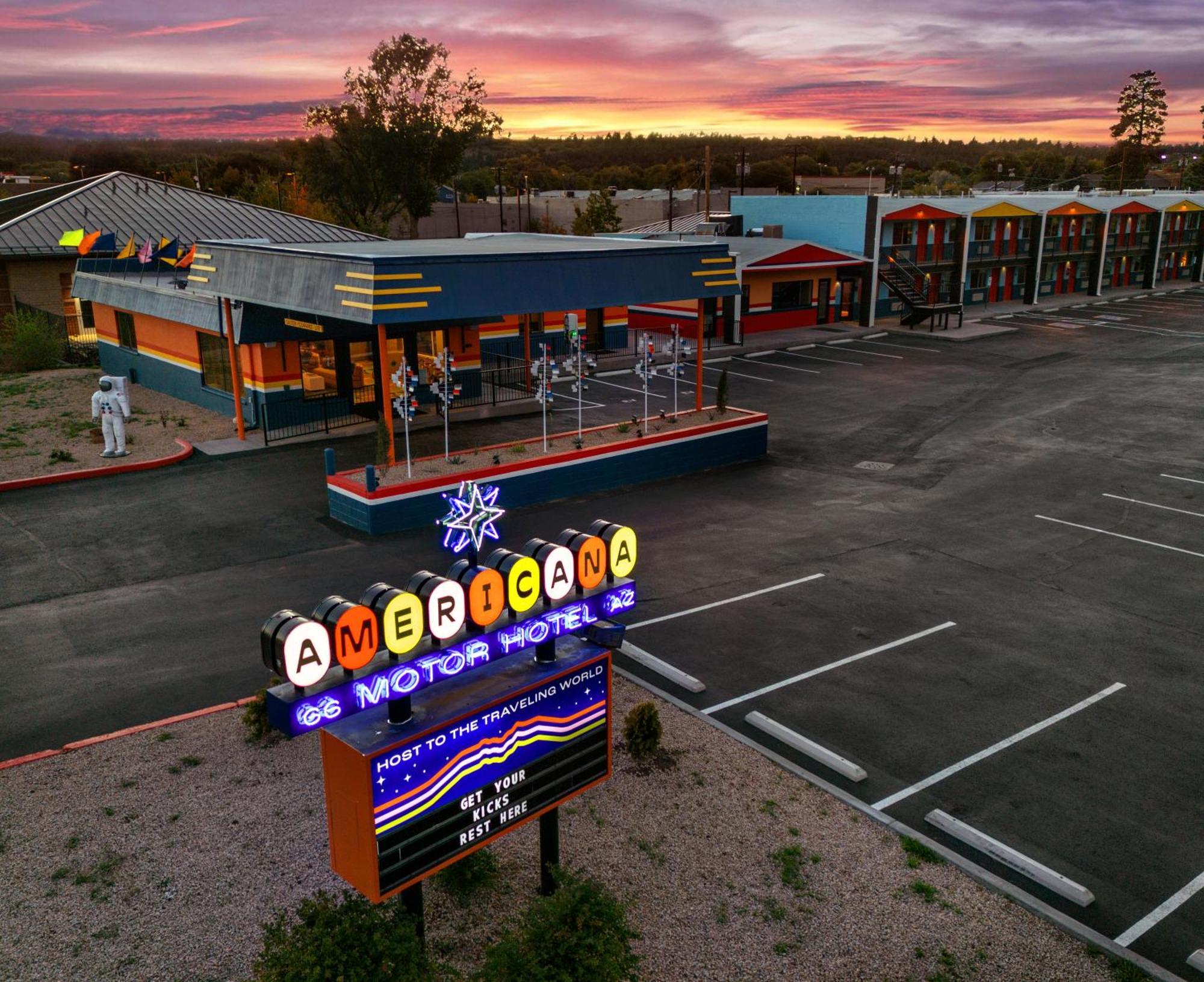 Americana Motor Hotel Флагстафф Экстерьер фото